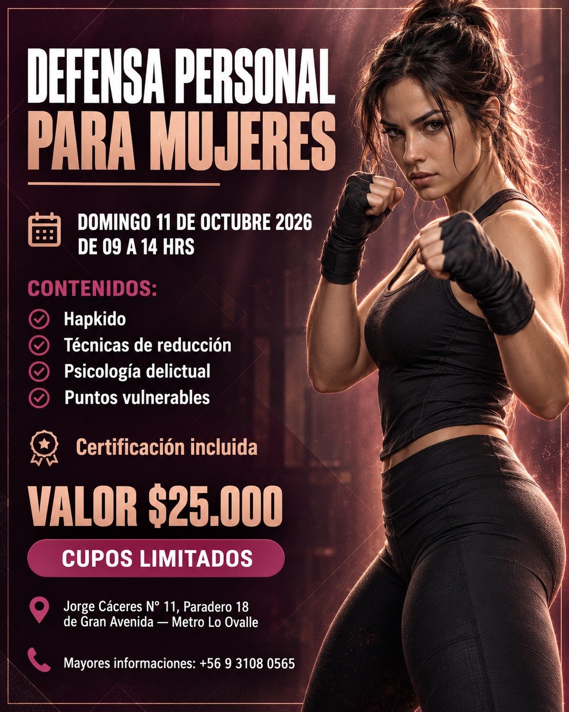 Curso Defensa Personal para Mujeres